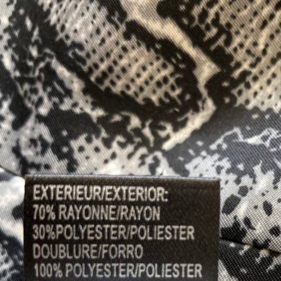 Tahari Arthur S. Levine Lined Blazer Suit Jacket Top Size 10 Petite - Gray - Picture 7 of 7